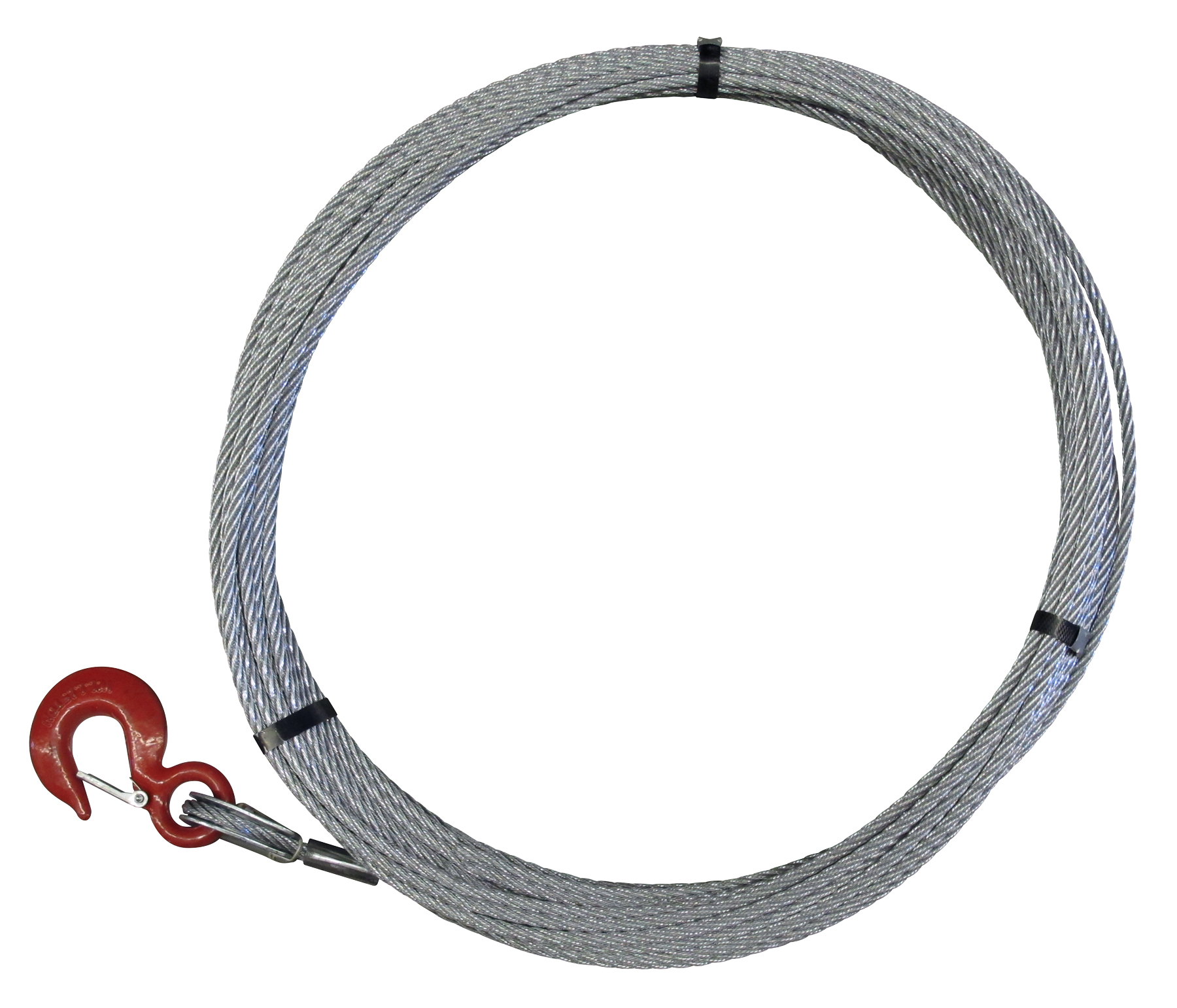 10,000 lbs. and (5/16 in.) 5x19 or 5x26 Wire Rope Assembly With Hook And  Welded Tip : Tractel US